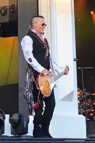 Johnny Depp Hollywood Vampires Concert in Gothenburg, Sweden June 6, 2018