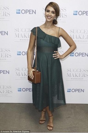 Jessica Alba American Express Success Makers Workshop July 27, 2017