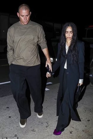 Zoe Kravitz Leaving Mastro's Restaurant November 22, 2023