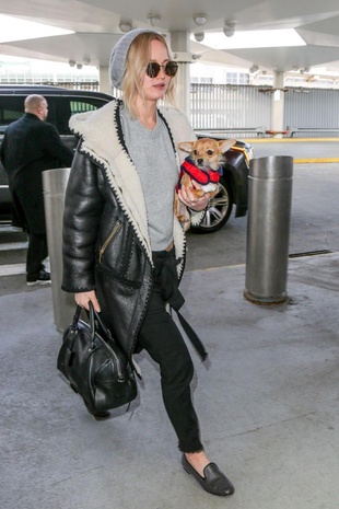 Jennifer Lawrence JFK Airport February 19, 2016