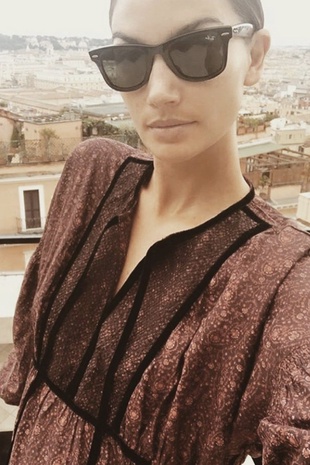 Lily Aldridge Roma October 7, 2018