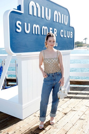 Kaitlyn Dever Miu Miu Summer Club Beach Party July 26, 2023