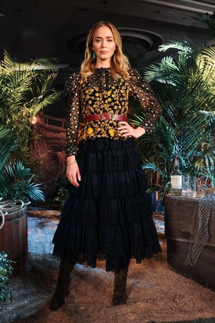 Emily Blunt Jungle Cruise China Press November 6, 2021