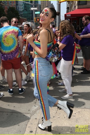 Victoria Justice NYC Pride Parade June 24, 2018