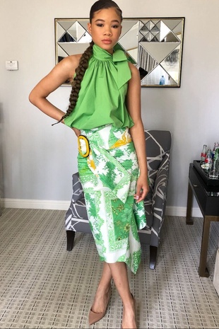 Storm Reid Via Jason Bolden's Instagram June 3, 2019