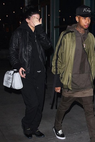 Kylie Jenner Going to the Movies with Tyga January 11, 2016