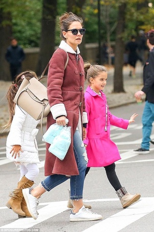 Katie Holmes New York City October 26, 2015