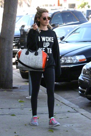 Ashley Tisdale Leaving the Gym March 5, 2015