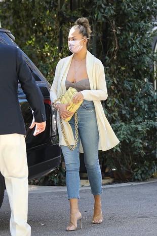 Chrissy Teigen Hotel Bel Air February 22, 2021