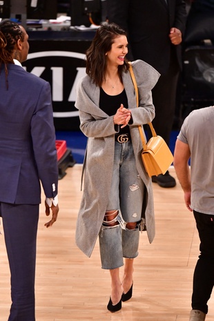 Nina Dobrev Cleveland Cavaliers V New York Knicks Game February 28, 2019