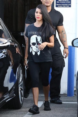 Kourtney Kardashian Los Angeles September 8, 2015