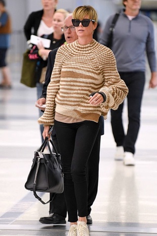 Charlize Theron at LAX September 23, 2019