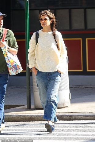 Katie Holmes NYC April 21, 2024