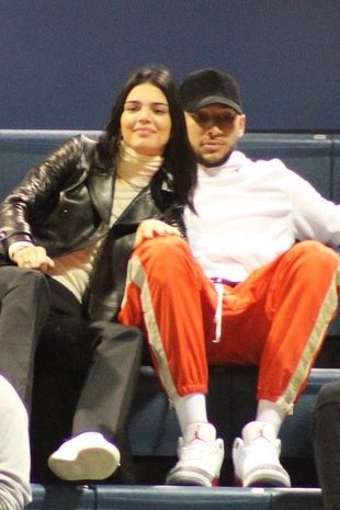 Kendall Jenner With Ben Simmons at a College Basketball Game in Philadelphia December 1, 2018