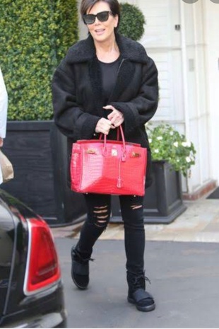 Kris Jenner Leaving Skin Care Clinic December 21, 2015