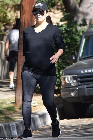 Eva Longoria Baston Hiking Hollywood With Jose Baston February 11, 2018