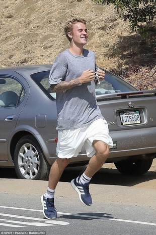 Justin Bieber Runyon Canyon August 14, 2017