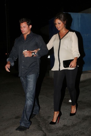 Vanessa Minnillo Lachey 1st Wedding Anniversary Dinner July 15, 2012