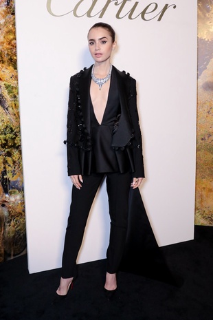 Lily Collins Cartier Magnitude Gala Dinner June 12, 2019