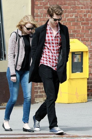 Emma Stone Walking in New York City March 29, 2012