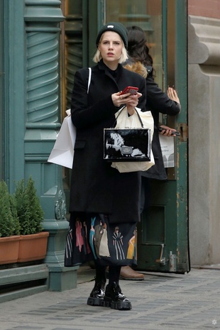 Lucy Boynton and Rami Malek Shopping in NYC February 5, 2020