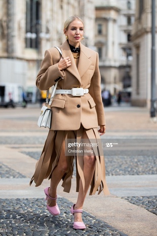 Leonie Hanne Prada Ad Milan Fashion Week September 24, 2020