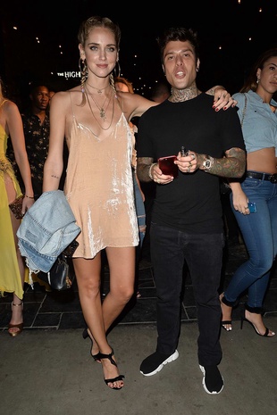 Chiara Ferragni and Fedez at a Vmas After Party August 27, 2017