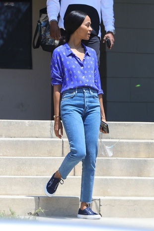 Zoe Saldana From Scratch Set May 11, 2021