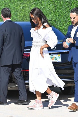 Naomi Campbell at a Jp Morgan Chase Event in Miami Beach February 9, 2023