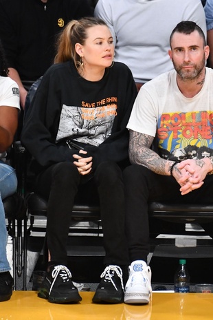 Behati Prinsloo Lakers Vs Mavericks Game December 1, 2019