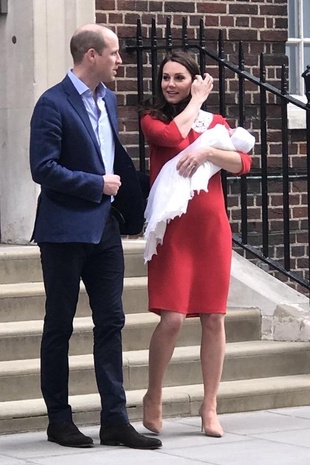 Kate Middleton St. Mary's Hospital April 23, 2018