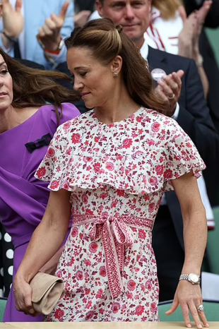 floral dress and black sunglasses?