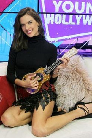 Alessandra Ambrosio Young Hollywood Studio December 1, 2015