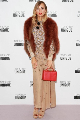 Suki Waterhouse Topshop Unique Fashion Show September 20, 2015