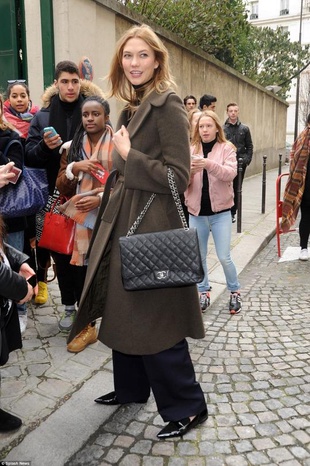 Karlie Kloss Balmain Show in Paris March 3, 2016