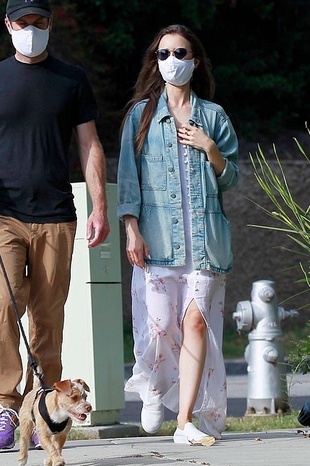 Lily Collins Los Angeles May 11, 2020