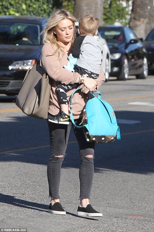 Hilary Duff West Hollywood December 27, 2014