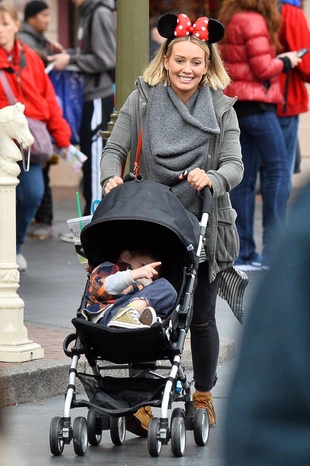 Hilary Duff Disneyland March 25, 2016