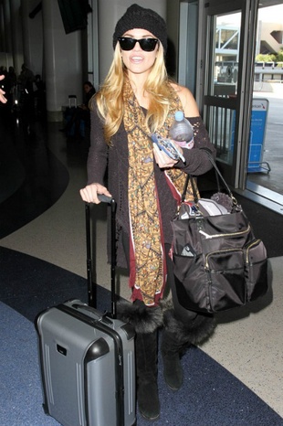 Annalynne McCord Annalynne McCord LAX Airport January 12, 2015