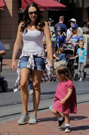 Tamara Ecclestone Disneyland April 13, 2016