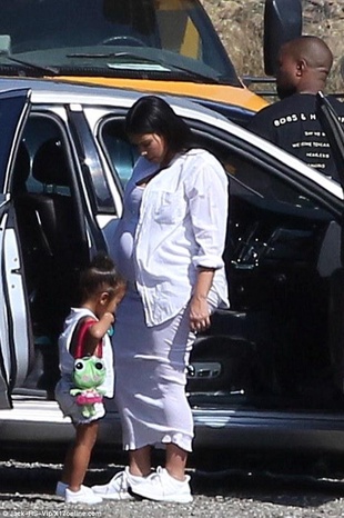 Kim Kardashian West Malibu October 12, 2015