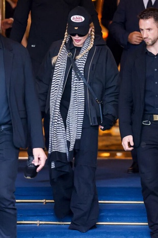 Madonna Leaving the Ritz in Paris, November 13, 2023