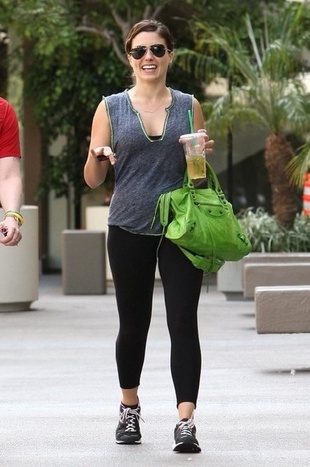 Sophia Bush Leaving the Gym July 25, 2013