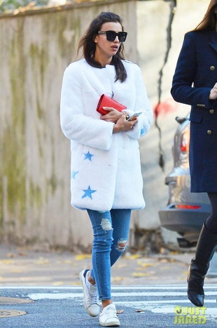 Irina Shayk West Village November 2015