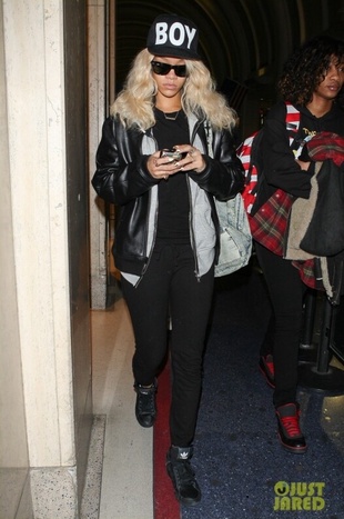 Rihanna at LAX Airport in Los Angeles March 26, 2012