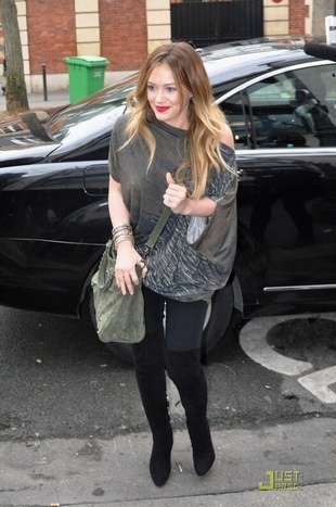 Hilary Duff at Nrj 12 Tv Studios in Paris February 4, 2011