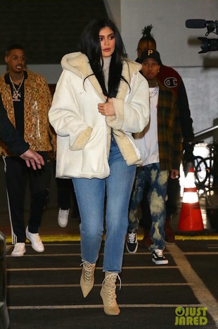 Kylie Jenner Yeezy Season 5 Fashion Show February 15, 2017