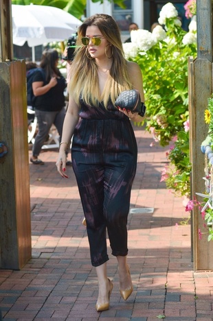 Khloe Kardashian Hamptons August 11, 2014