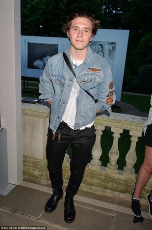 Brooklyn Beckham At A Calvin Klein Event June 2017