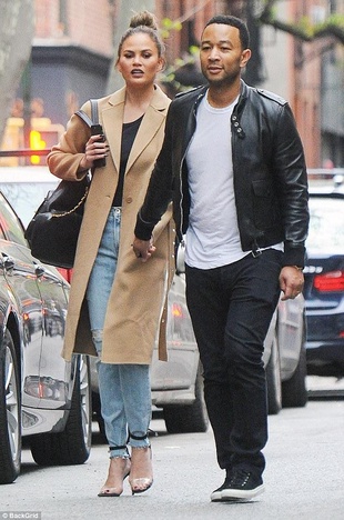 Chrissy Teigen With John Legend April 30, 2017